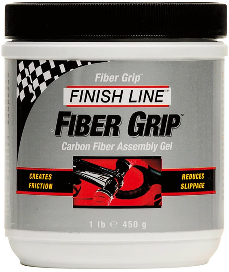 Finish Line Fiber Grip Carbon Fiber Bicycle Assembly Gel 1lb Tub - Image 1